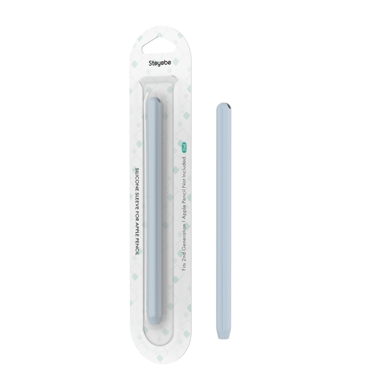 Dux Ducis Stoyobe Case protector de silicona ultra delgada para Apple Pencil 2 (azul claro) - 1