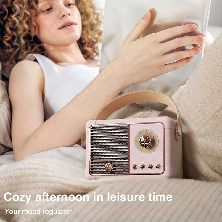 HM11 PLUS Portable HIFI Mini Retro Wireless Bluetooth Speaker(Pink) HM11 PLUS Portable HIFI Mini Retro Wireless Bluetooth Speaker(Pink)