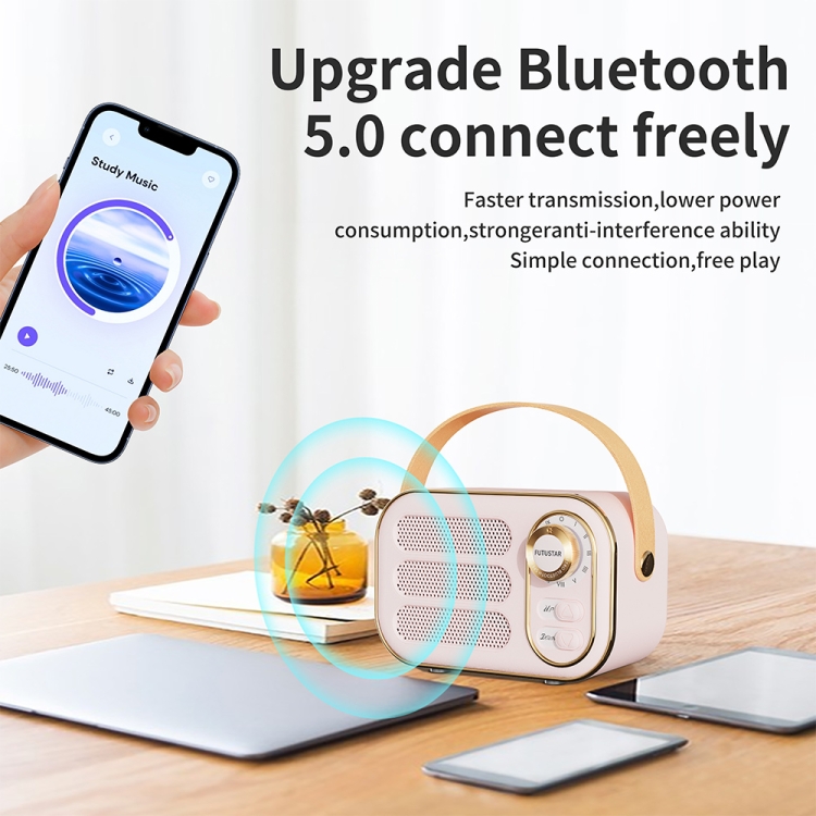 DW13 Portable HIFI Mini Retro Wireless Bluetooth Speaker(White) DW13 Portable HIFI Mini Retro Wireless Bluetooth Speaker(White)