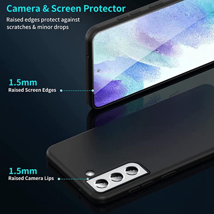 For Samsung Galaxy S21+ 5G MagSafe Magnetic Liquid Silicone Phone Case(Black) For Samsung Galaxy S21+ 5G MagSafe Magnetic Liquid Silicone Phone Case(Black)