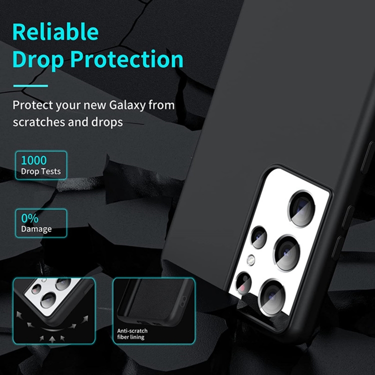 For Samsung Galaxy S21 Ultra 5G MagSafe Magnetic Liquid Silicone Phone Case(Black) For Samsung Galaxy S21 Ultra 5G MagSafe Magnetic Liquid Silicone Phone Case(Black)