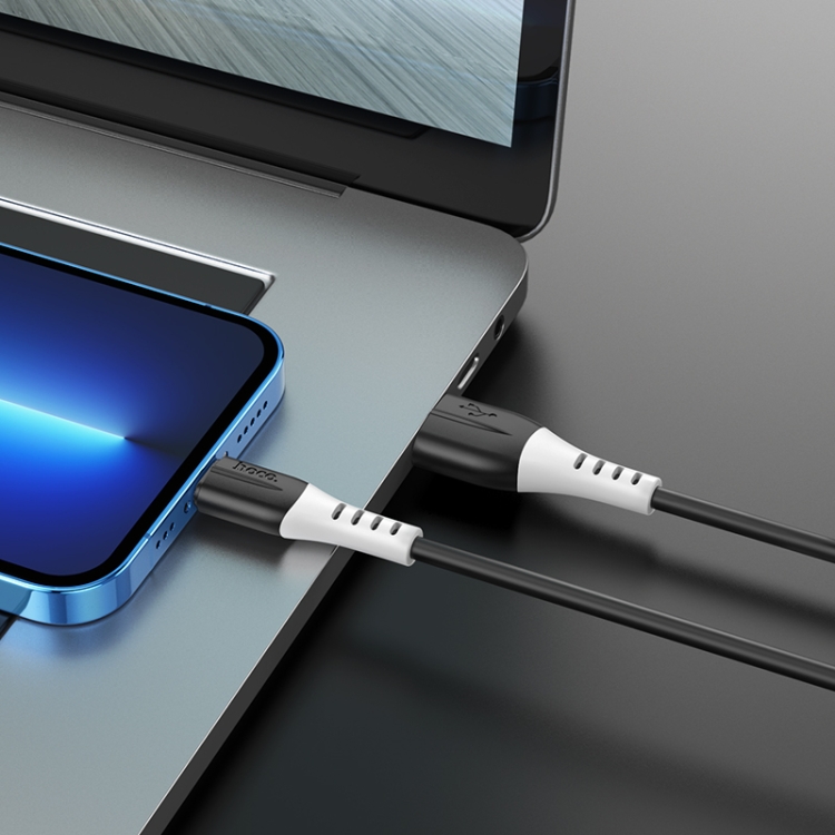 hoco X82 2.4A USB to 8 Pin Silicone Charging Data Cable,Length: 1m(Black) hoco X82 2.4A USB to 8 Pin Silicone Charging Data Cable,Length: 1m(Black)