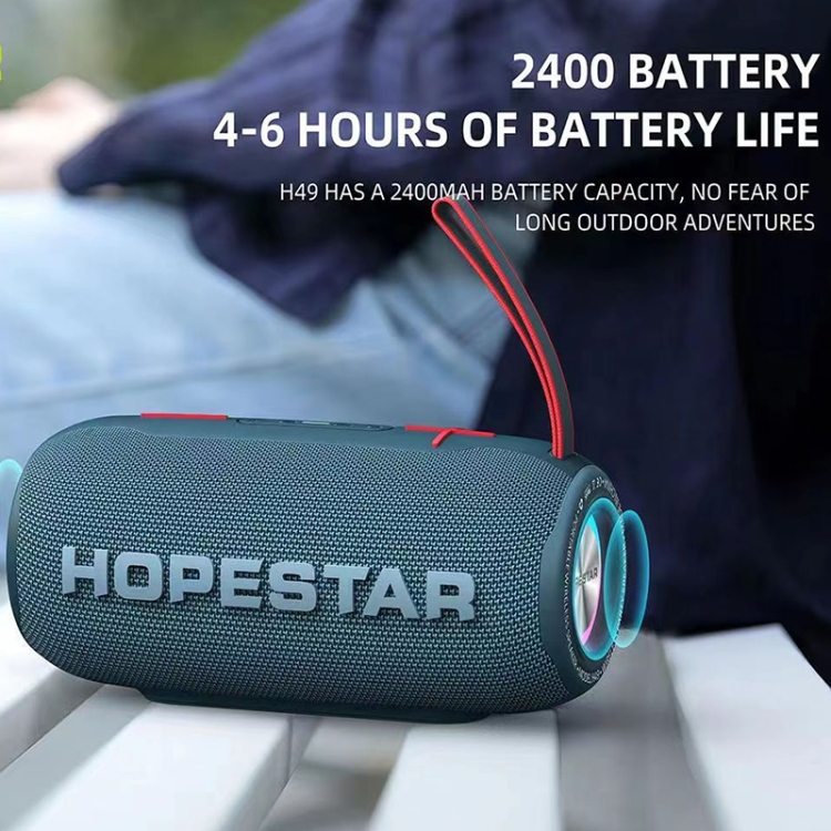 HOPESTAR H49 RGB Light TWS Waterproof Wireless Bluetooth Speaker(Grey) HOPESTAR H49 RGB Light TWS Waterproof Wireless Bluetooth Speaker(Grey)
