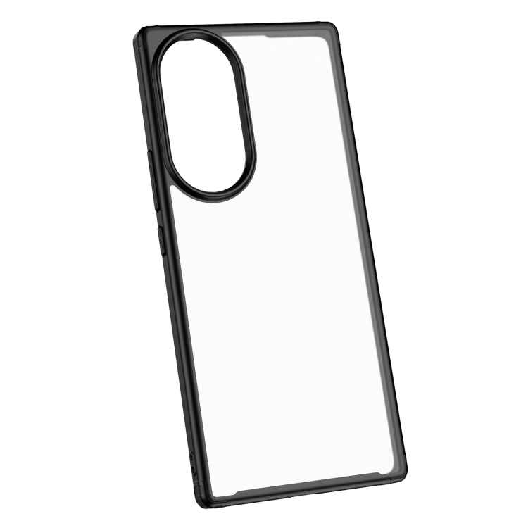 Para el Honor 70 Funda de teléfono TPU + PC de cuatro esquinas (translúcido)