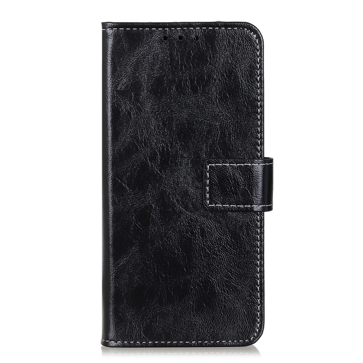 For iPhone 14 Plus Retro Crazy Horse Texture Horizontal Flip Leather Phone Case (Black) For iPhone 14 Plus Retro Crazy Horse Texture Horizontal Flip Leather Phone Case (Black)