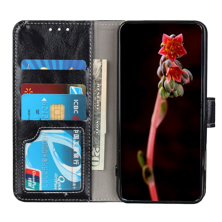 For iPhone 14 Plus Retro Crazy Horse Texture Horizontal Flip Leather Phone Case (Black) For iPhone 14 Plus Retro Crazy Horse Texture Horizontal Flip Leather Phone Case (Black)