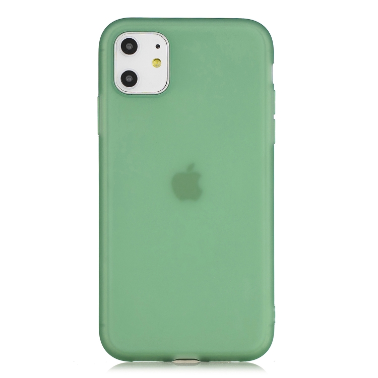 For iPhone 11 1.5mm Liquid Emulsion Translucent TPU case(Dark Green) For iPhone 11 1.5mm Liquid Emulsion Translucent TPU case(Dark Green)