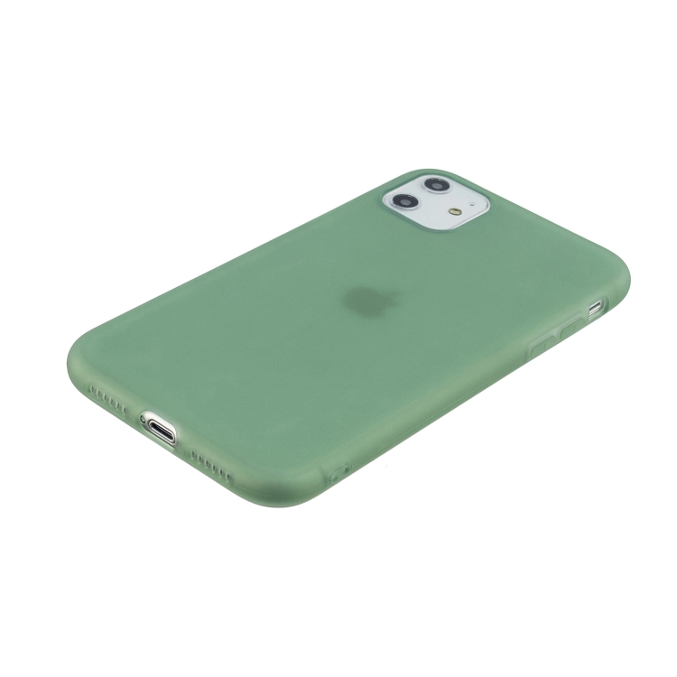 For iPhone 11 1.5mm Liquid Emulsion Translucent TPU case(Dark Green) For iPhone 11 1.5mm Liquid Emulsion Translucent TPU case(Dark Green)