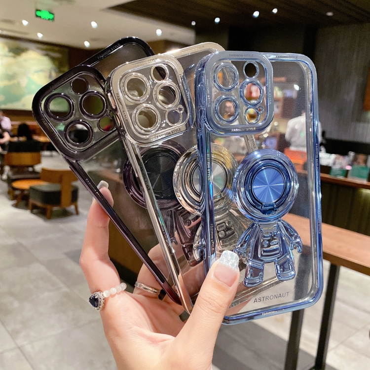 For iPhone 11 3D Astronaut Ring Holder Phone Case (Silver) For iPhone 11 3D Astronaut Ring Holder Phone Case (Silver)