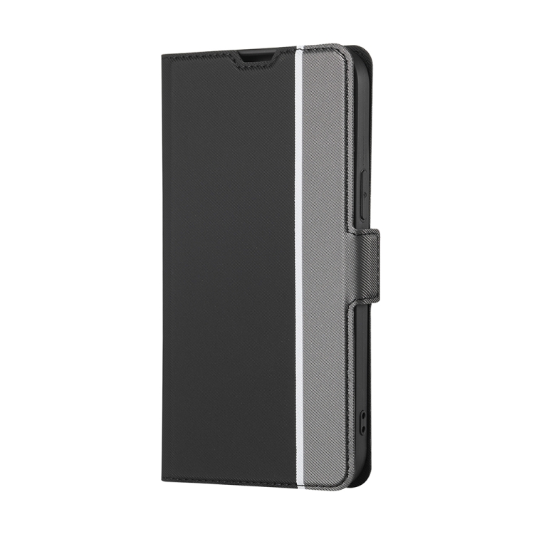 For Samsung Galaxy S22+ 5G Twill Texture Side Button Leather Phone Case(Black) For Samsung Galaxy S22+ 5G Twill Texture Side Button Leather Phone Case(Black)