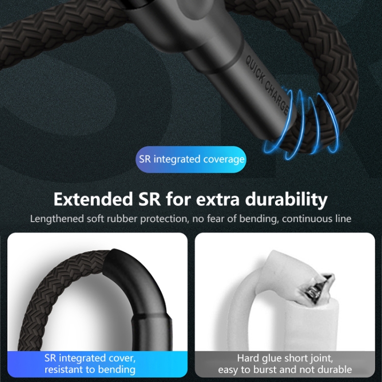 8 Pin 5A Beauty Tattoo USB Charging Cable,Cable Length: 1m(Black) 8 Pin 5A Beauty Tattoo USB Charging Cable,Cable Length: 1m(Black)
