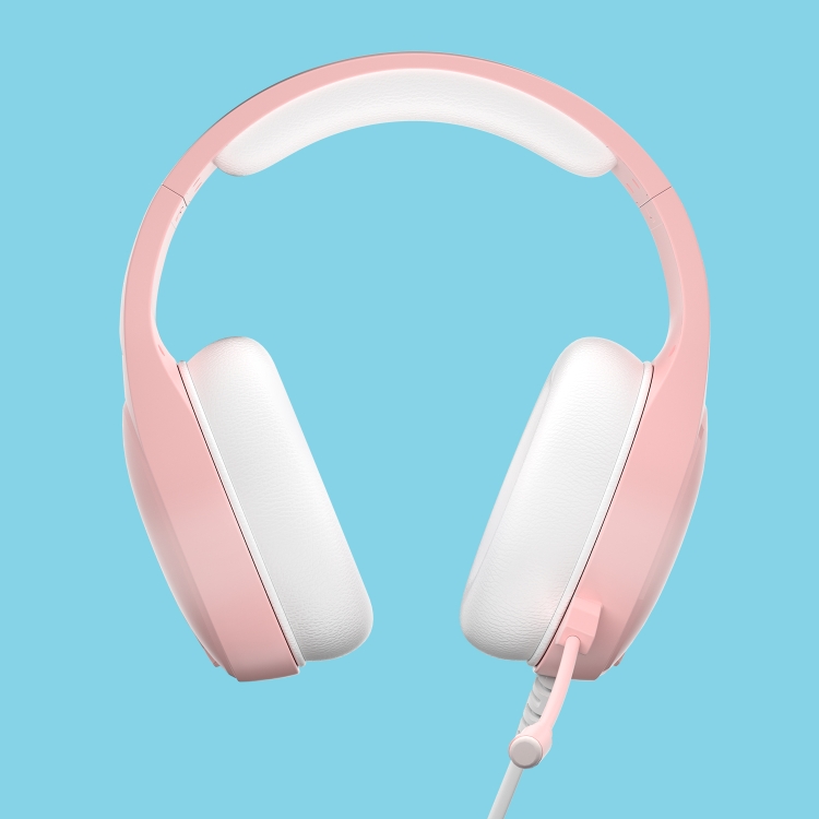 Anivia A10 auriculares de música con cable de 3.5 mm con micrófono (rosa) - 1