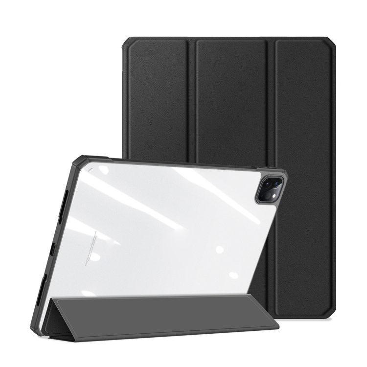 For iPad Pro 12.9 2022/2021/2020/2018 DUX DUCIS Copa Series Smart Leather Tablet Case(Black) For iPad Pro 12.9 2022/2021/2020/2018 DUX DUCIS Copa Series Smart Leather Tablet Case(Black)