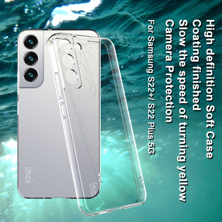 For Samsung Galaxy S22+ 5G/S22 Plus 5G IMAK UX-10 Series Transparent Shockproof TPU Protective Phone Case For Samsung Galaxy S22+ 5G/S22 Plus 5G IMAK UX-10 Series Transparent Shockproof TPU Protective Phone Case
