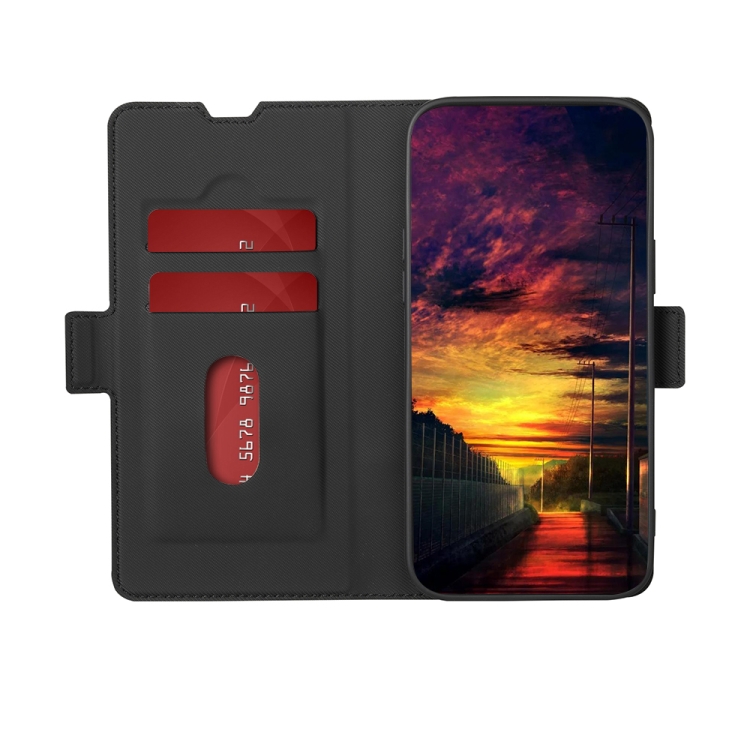 For Samsung Galaxy S21+ 5G Twill Texture Side Button Leather Phone Case(Black) For Samsung Galaxy S21+ 5G Twill Texture Side Button Leather Phone Case(Black)
