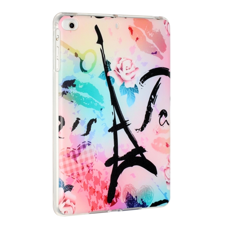 Painted TPU Tablet Case For iPad mini 2019 / 4 / 3 / 2 / 1(Rose Tower) Painted TPU Tablet Case For iPad mini 2019 / 4 / 3 / 2 / 1(Rose Tower)