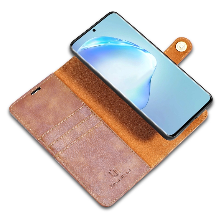 For Galaxy S20+ DG.MING Crazy Horse Texture Flip Detachable Magnetic Leather Case with Holder & Card Slots & Wallet(Brown) For Galaxy S20+ DG.MING Crazy Horse Texture Flip Detachable Magnetic Leather Case with Holder & Card Slots & Wallet(Brown)