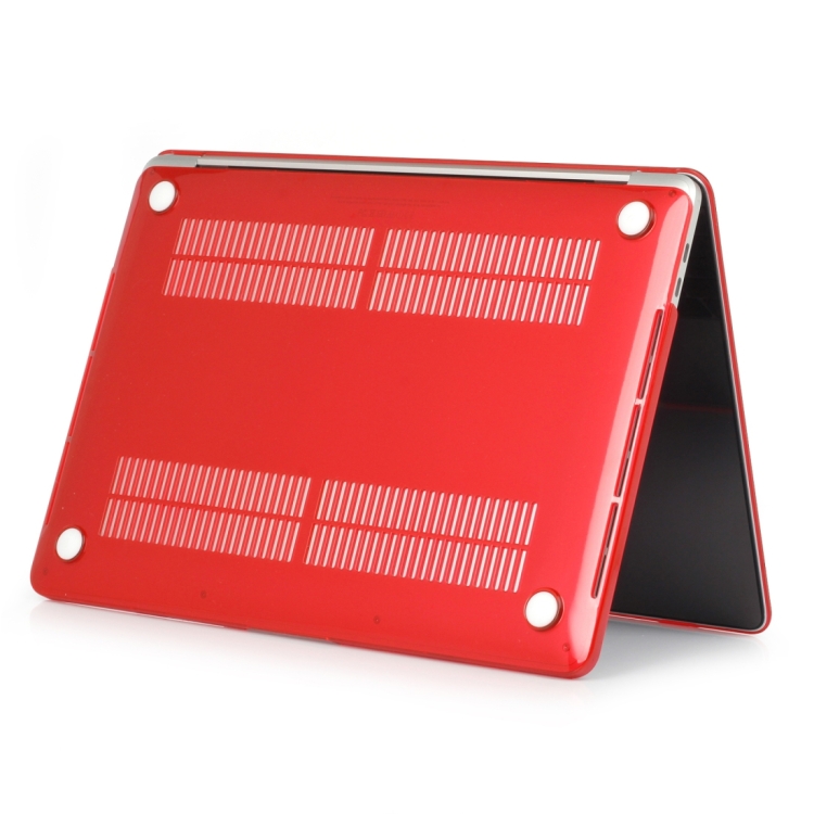 Laptop Crystal Style Protective Case For MacBook Pro 13.3 inch 2022(Red)