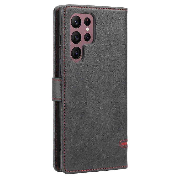 For Samsung Galaxy S22 Ultra 5G Classic Wallet Flip Leather Phone Case(Black) For Samsung Galaxy S22 Ultra 5G Classic Wallet Flip Leather Phone Case(Black)