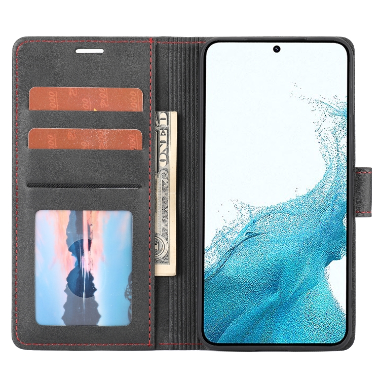 For Samsung Galaxy S22 5G Classic Wallet Flip Leather Phone Case(Black) For Samsung Galaxy S22 5G Classic Wallet Flip Leather Phone Case(Black)