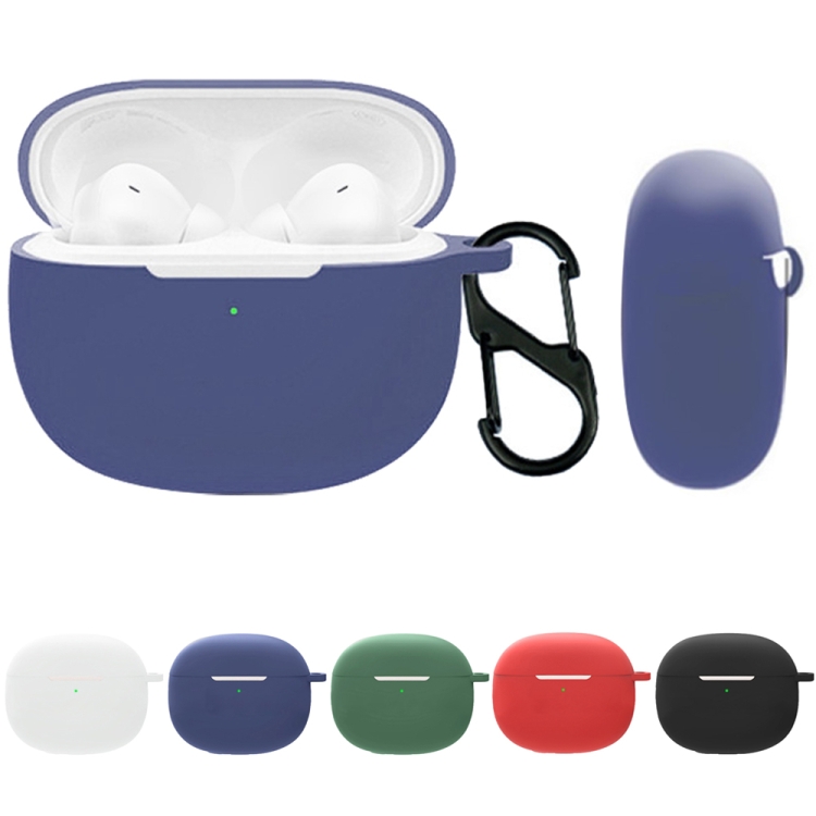 For Xiaomi Redmi Buds 4 Lite Silicone Earphone Protective Case with Hook  (British Lavender)