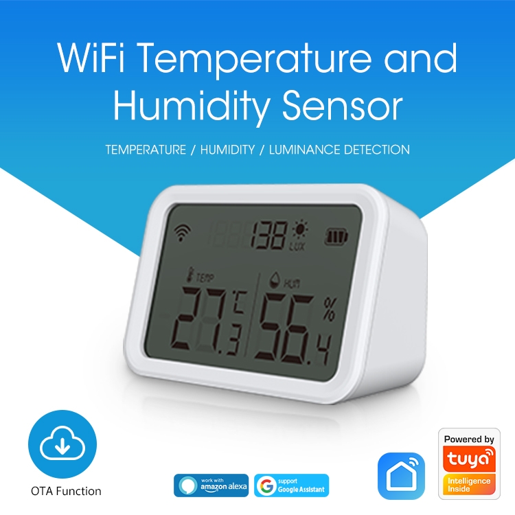 NEO NAS-TH02W WiFi 3 in1 Sensore di temperatura e umidità