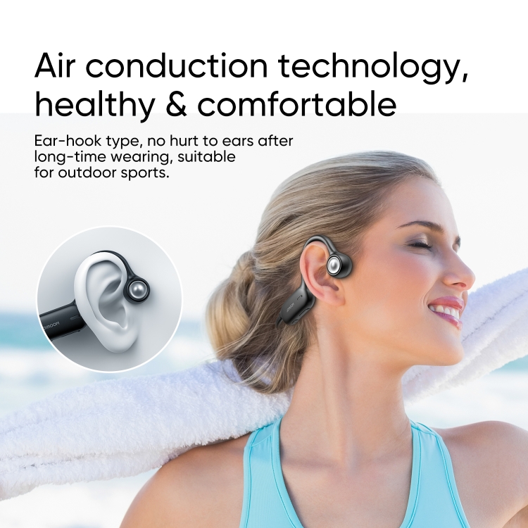 JOYROOM JR-X2 Wireless Bluetooth Air Conduction Earphone(Black) - 4