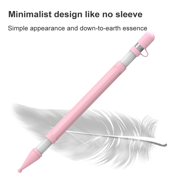 4 in 1 Stylus Silicone Protective Cover Short Set For Apple Pencil 1(White) 4 in 1 Stylus Silicone Protective Cover Short Set For Apple Pencil 1(White)
