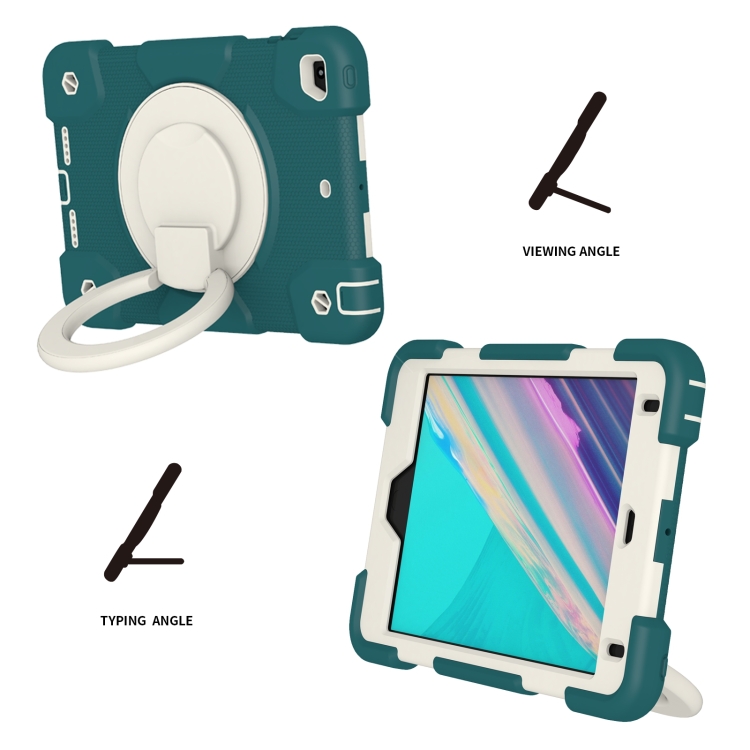 For iPad mini 4 2015/mini 2019 Silicone + PC Full Body Protection Tablet Case With Holder & Strap(Dark Green) For iPad mini 4 2015/mini 2019 Silicone + PC Full Body Protection Tablet Case With Holder & Strap(Dark Green)