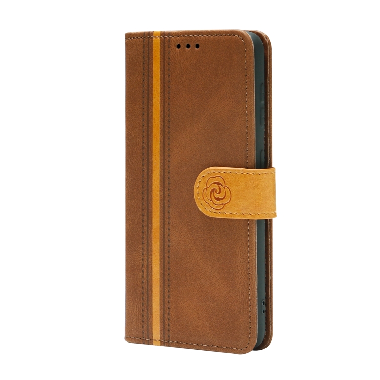For Samsung Galaxy S21 5G Skin Feel Leather Wallet Phone Case(Brown) For Samsung Galaxy S21 5G Skin Feel Leather Wallet Phone Case(Brown)