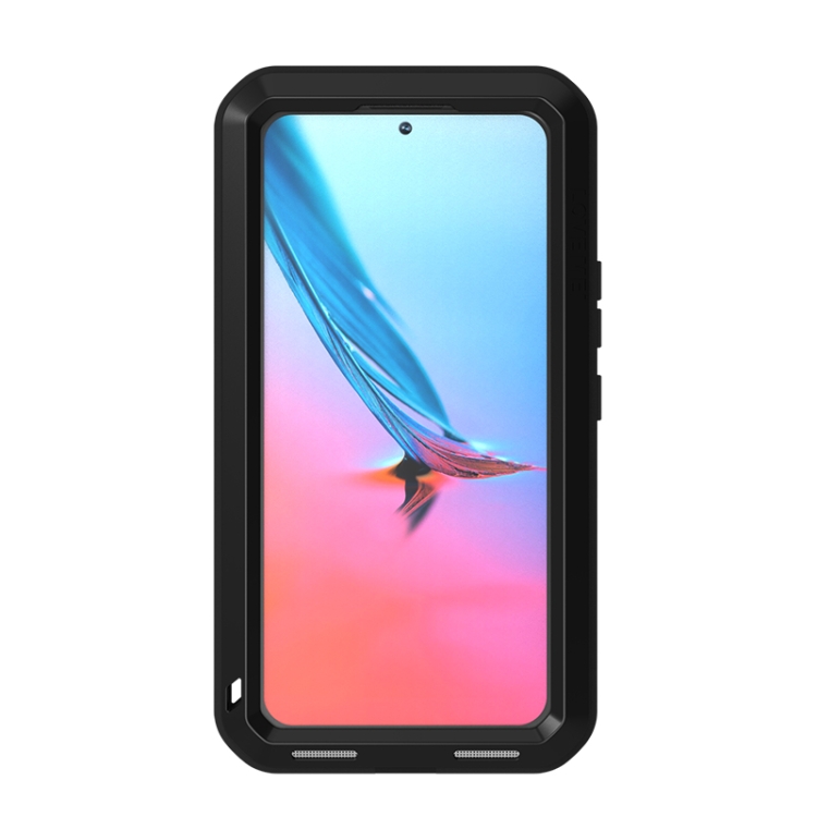 For Samsung Galaxy S22 LOVE MEI Metal Shockproof Waterproof Dustproof Protective Phone Case with Glass(Black) For Samsung Galaxy S22 LOVE MEI Metal Shockproof Waterproof Dustproof Protective Phone Case with Glass(Black)