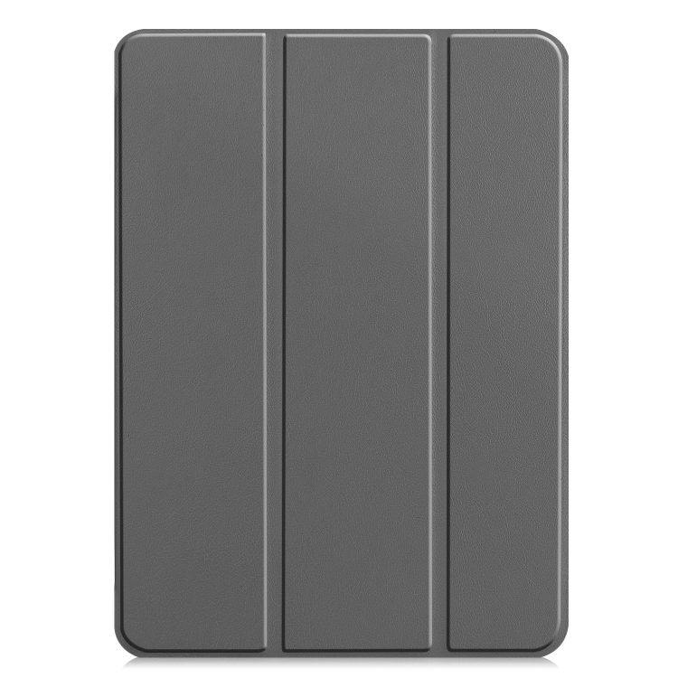 For iPad Air 13 2024 / Pro 12.9 2022 Custer Texture 3-Fold Smart Leather Tablet Case(Gray) For iPad Air 13 2024 / Pro 12.9 2022 Custer Texture 3-Fold Smart Leather Tablet Case(Gray)