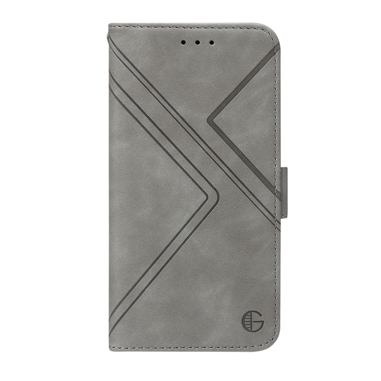 For Samsung Galaxy S22 5G RFID Geometric Line Flip Leather Phone Case(Grey) For Samsung Galaxy S22 5G RFID Geometric Line Flip Leather Phone Case(Grey)