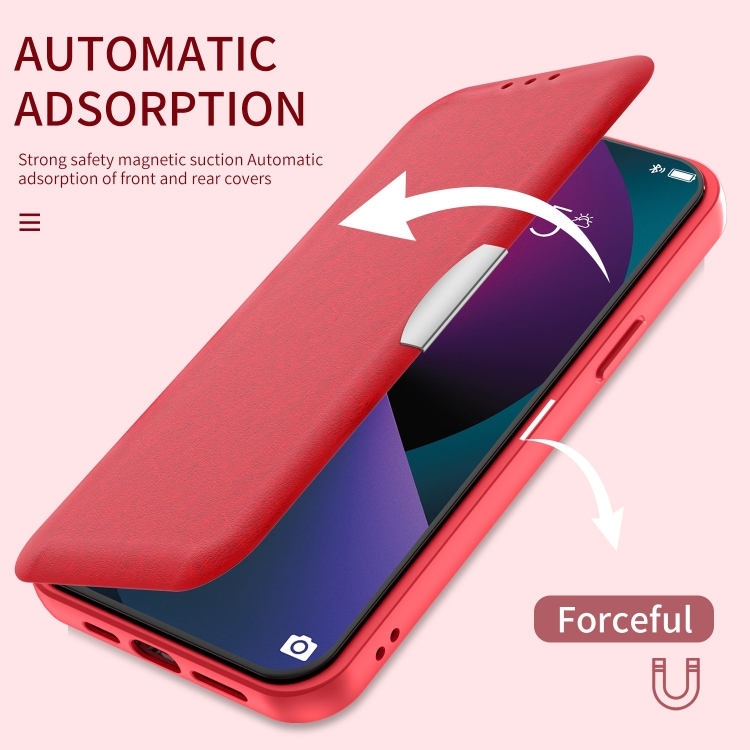 For iPhone 12 Pro Max Shrimp Skin Texture Flip Leather Phone Case(Red) For iPhone 12 Pro Max Shrimp Skin Texture Flip Leather Phone Case(Red)