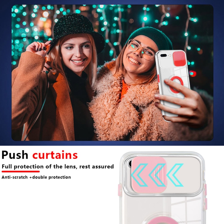 Sliding Camera Cover Design TPU Phone Case For iPhone 8 Plus / 7 Plus(Yellow) Sliding Camera Cover Design TPU Phone Case For iPhone 8 Plus / 7 Plus(Yellow)