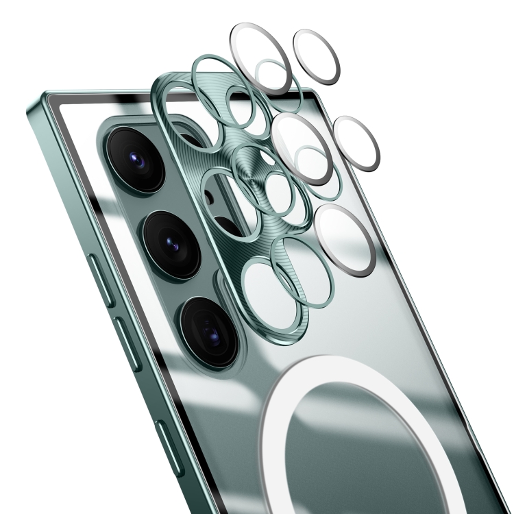 For Samsung Galaxy S22 Ultra Frosted Metal Phone Case(Green) For Samsung Galaxy S22 Ultra Frosted Metal Phone Case(Green)