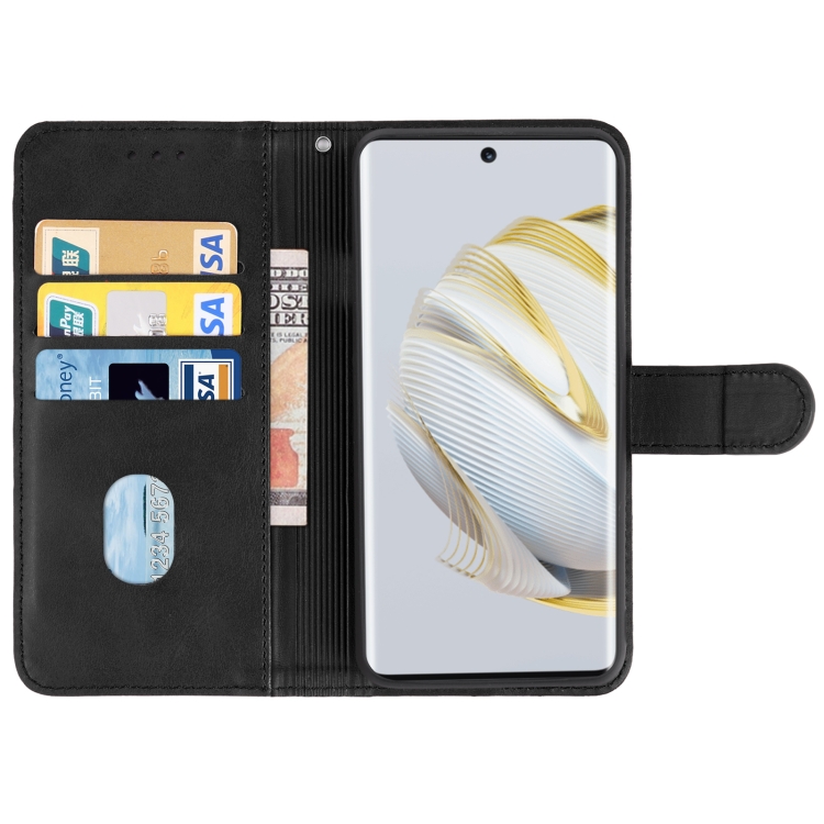 For Huawei nova 10 Leather Phone Case(Black) - 2
