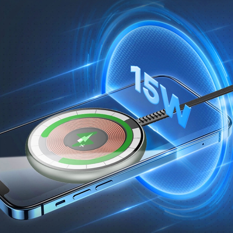 WiWU M14 Transparent Magnetic Wireless Charger WiWU M14 Transparent Magnetic Wireless Charger