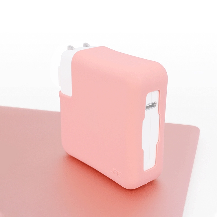 For Macbook Pro 13 inch 61W Power Adapter Protective Cover(Pink) For Macbook Pro 13 inch 61W Power Adapter Protective Cover(Pink)