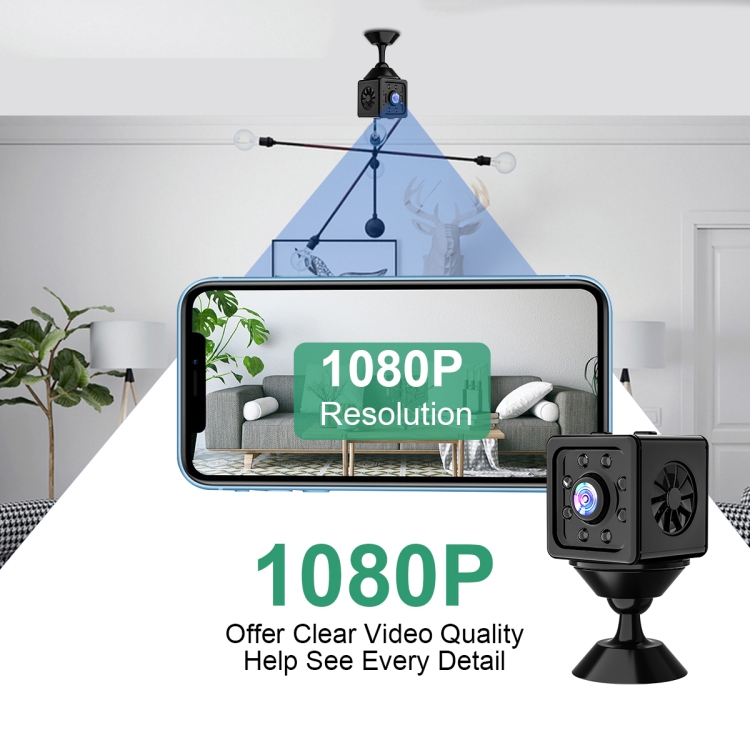 K13 1080p Sports al aire libre HD Infrarroured Night Vision Home Camera (negro) - 3