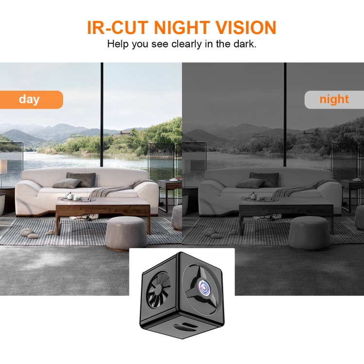 K14 1080p Sports al aire libre HD Infrarroured Night Vision Camera de hogar (negro) - 3