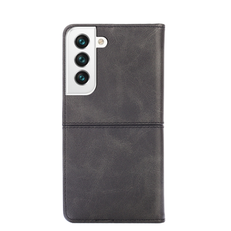 For Samsung Galaxy S22+ Cow Texture Magnetic Horizontal Flip Leather Phone Case(Black) For Samsung Galaxy S22+ Cow Texture Magnetic Horizontal Flip Leather Phone Case(Black)