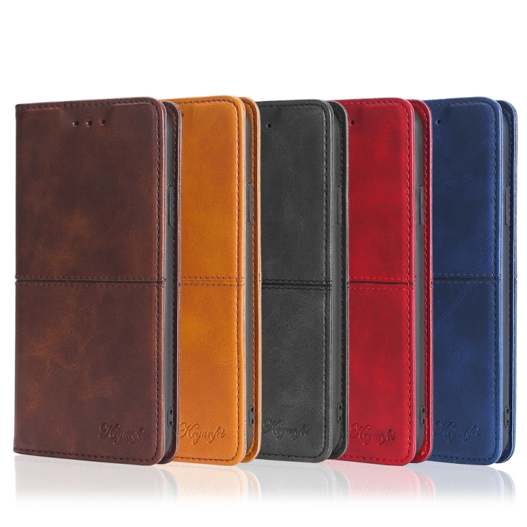 For Samsung Galaxy S22+ Cow Texture Magnetic Horizontal Flip Leather Phone Case(Black) For Samsung Galaxy S22+ Cow Texture Magnetic Horizontal Flip Leather Phone Case(Black)