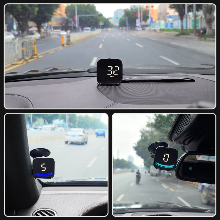 G4 Head Up Display CAR Velocelómetro de alarma digital inteligente Recordatorio GPS HUD - 8
