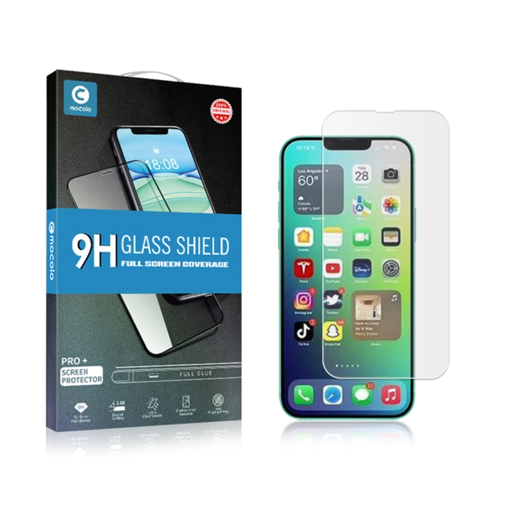 For iPhone 14 mocolo 9H Transparent Tempered Glass Film For iPhone 14 mocolo 9H Transparent Tempered Glass Film