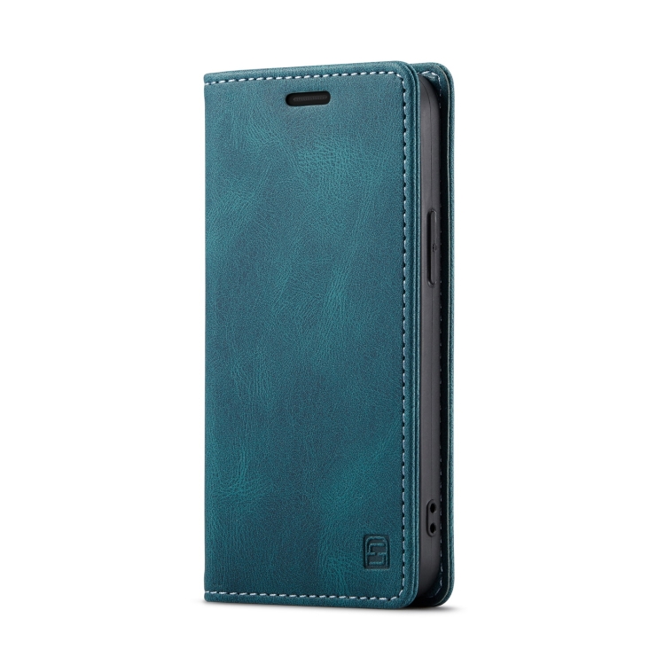 For iPhone 14 Plus AutSpace A01 Retro Skin-feel Crazy Horse Leather Phone Case (Blue) For iPhone 14 Plus AutSpace A01 Retro Skin-feel Crazy Horse Leather Phone Case (Blue)