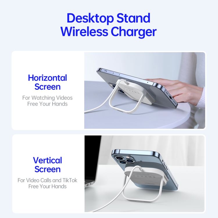 DUZZONA W7 3 In 1 Magnetic Wireless Charger(White) DUZZONA W7 3 In 1 Magnetic Wireless Charger(White)