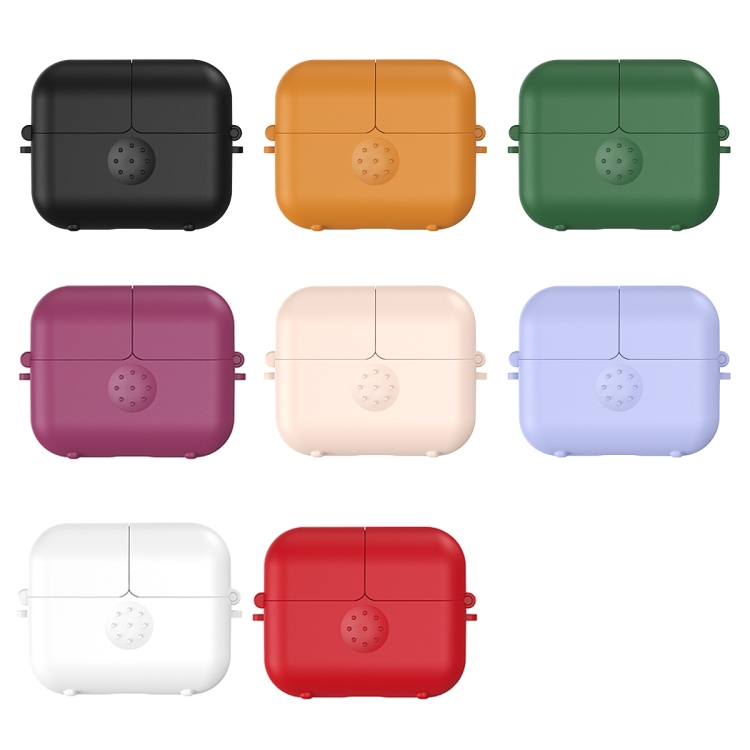 For AirPods Pro Magic Box Wireless Earphone Protective Case with Hook(Yellow) For AirPods Pro Magic Box Wireless Earphone Protective Case with Hook(Yellow)