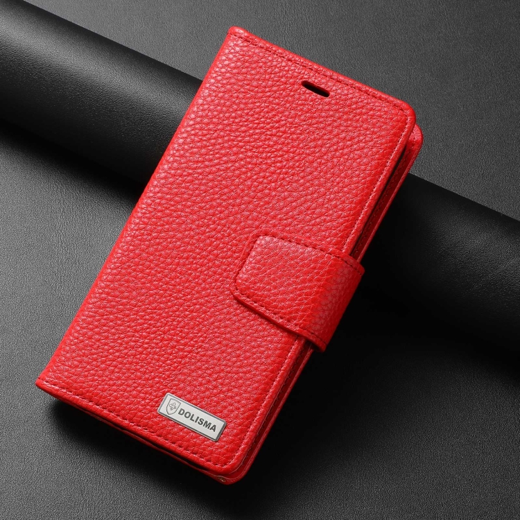 For Samsung Galaxy S22 5G Litchi Texture Magnetic Detachable Wallet Leather Phone Case(Red) For Samsung Galaxy S22 5G Litchi Texture Magnetic Detachable Wallet Leather Phone Case(Red)