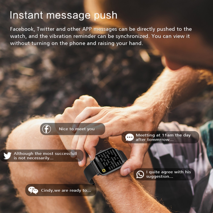 GT30 1.69 pulgadas TFT Smart Watch, TPU BNAD IP67 Soporte impermeable Bluetooth Call / múltiples modos deportivos (dorado) - B4